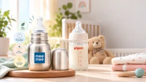 Mee Mee vs Pigeon Feeding Bottles
